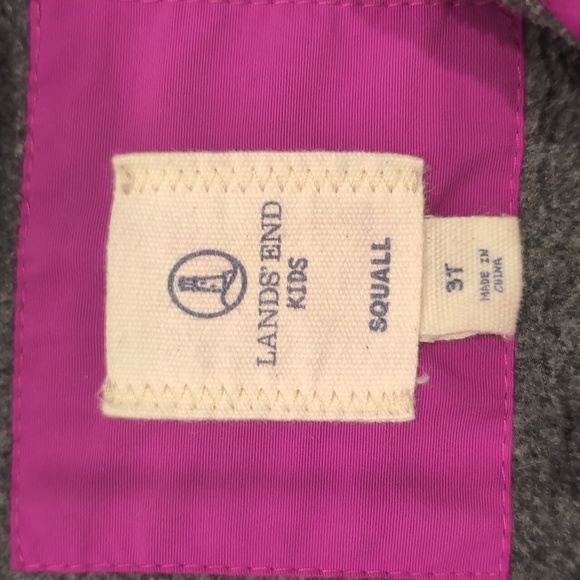 Land's End Squall 3T Waterproof Winter Coat Purple - Picture 3 of 10